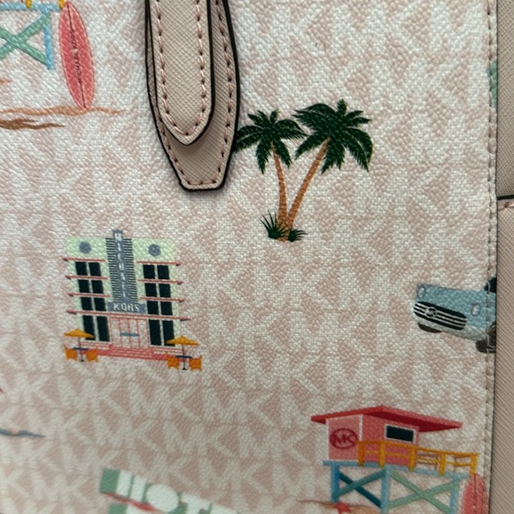 NWT MK Very Large Tote w/ COA Gilly Miami Blush Pink - Picture 9 of 13